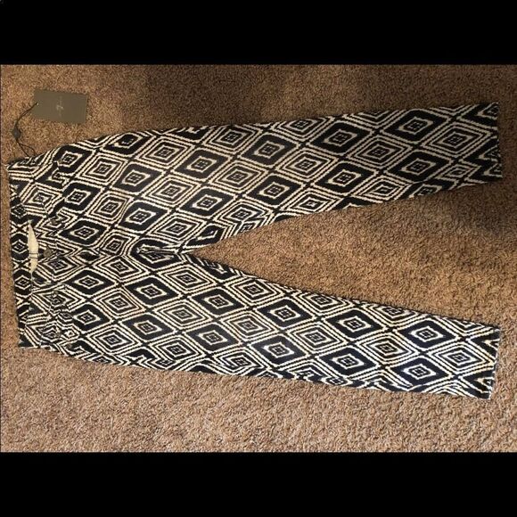 NWT 7 For All Mankind Cropped Skinny Ikat - Picture 2 of 6